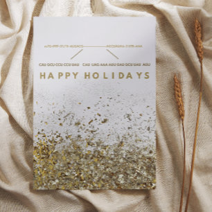 mRNA Biologie prettige feestdagen Feestdagenkaart