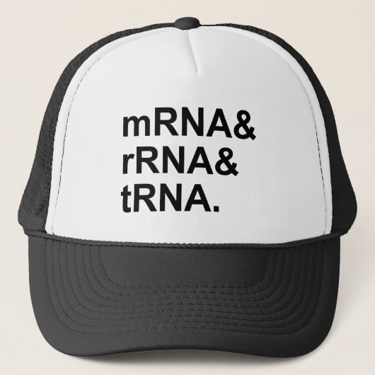 mRNA rRNA tRNA | Soorten RNA Trucker Pet (Voorkant)