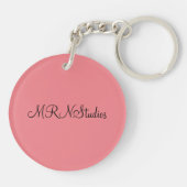 MRNStudios Bloem Doodle Sleutelhanger (Achterkant)
