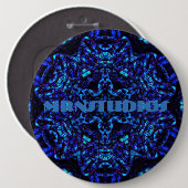 MRNStudios vervaagd Ronde Button 6,0 Cm (Voorkant /achterkant)