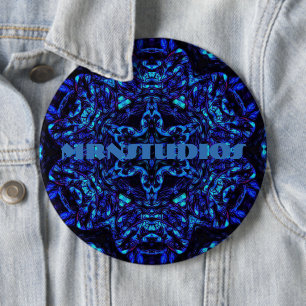 MRNStudios vervaagd Ronde Button 6,0 Cm