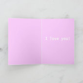 Mroww betekent ik hou van jou kaart (Binnen)