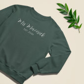 Mrs. Achternaam Custom Bride Wifey wordt toekomsti Trui