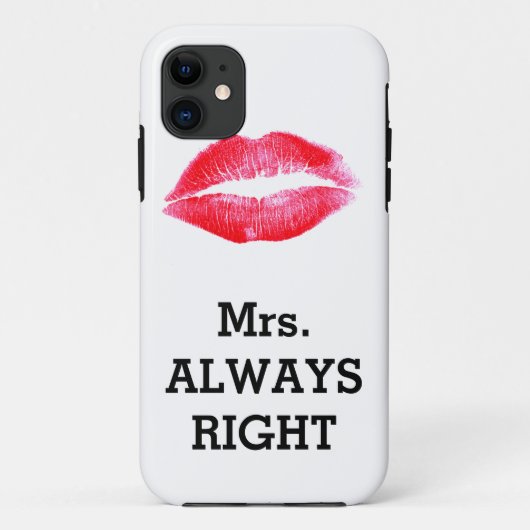 Mrs Altijd goed grappig Case-Mate iPhone Case (Achterkant)