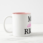MRS altijd GOEDE keramische Mok (Links)