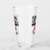 Mrs Altijd Juist Bride Wedding Funny Glas (Links)