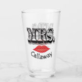 Mrs Altijd Juist Bride Wedding Funny Glas (Voorkant)