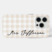 Mrs and Mr Matching iPhone Case Set for Newlyweds (Achterkant (horizontaal))
