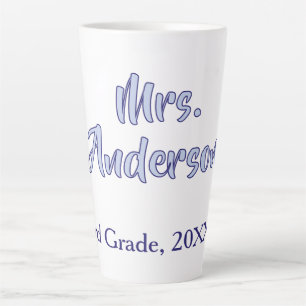 mrs anderson leraren waardering dag paarse scho latte mok