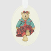 MRS. BEAR Acryl Ovaal Ornament (voorkant)