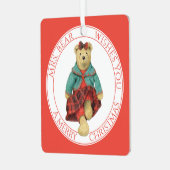 MRS BEER Aluminium Vierkant Ornament + Tekst (Voorkant links)