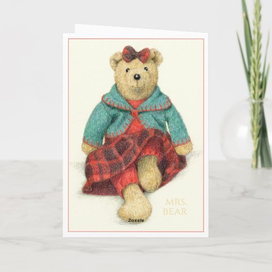 MRS BEER Kerst Kaart (Achterkant)