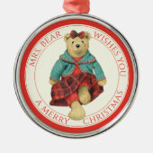 MRS BEER Premium Rond Ornament + Tekst (Voorkant)