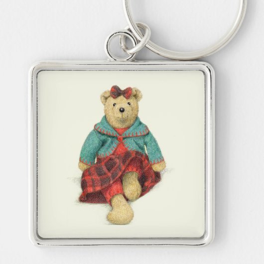 MRS BEER Premium Square Sleutelhanger (Voorkant)