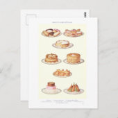  Mrs. Beeton's snoep en gateaux Briefkaart (Voorkant / Achterkant)