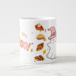 Mrs Boo Schattigee Ghost Coffee Cup met Bakery Tre Grote Koffiekop