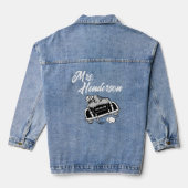 Mrs Brides Achternaam Denim Jas Denim Jacket (Achterkant)