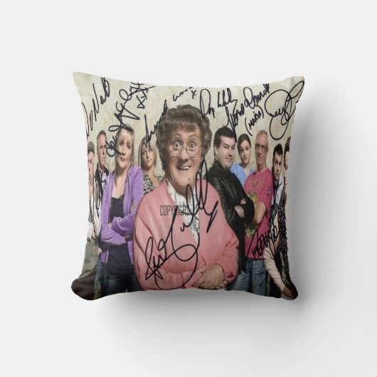 mrs browns boys ondertekend kussen (Voorkant)