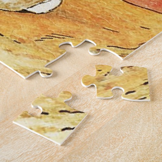 Mrs Bunny zegt vaarwel door Beatrix Potter Legpuzzel (Zijkant)