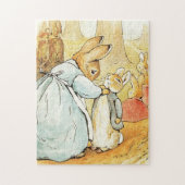 Mrs Bunny zegt vaarwel door Beatrix Potter Legpuzzel (Verticaal)