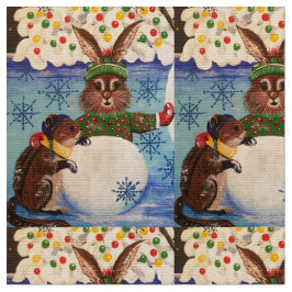 "Mrs Butterfield's Snowman" Stof