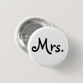 "Mrs." Button (Bride) (Voorkant /achterkant)
