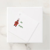 Mrs C Christmas Gift Label (In situ)