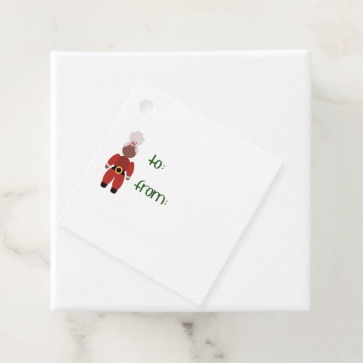 Mrs C Christmas Gift Label (In situ)