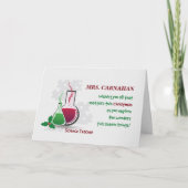 Mrs Carnahan,  docent Feestdagen Kaart (Voorkant)