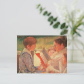 Mrs Cassatt Reading to her Grandchildren, 1888 Briefkaart (Staand voorkant)