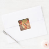 Mrs Cassatt Reading to her Grandchildren, 1888 Vierkante Sticker (Envelop)