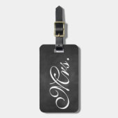 Mrs Chalkboard Bagagelabel (Voorkant verticaal)