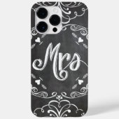 Mrs Chalkboard Retro Bistro geïnspireerd Case-Mate iPhone Case (Achterkant)