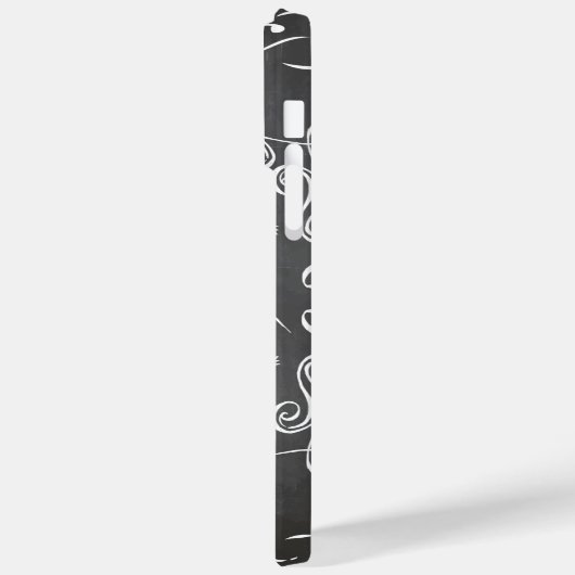 Mrs Chalkboard Retro Bistro geïnspireerd Case-Mate iPhone Case (Achterkant / Links)