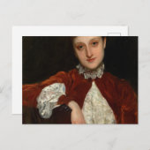 Mrs. Charles Deering, Marion Denison Whipple, 1888 Briefkaart (Voorkant / Achterkant)