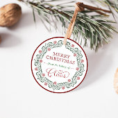 Mrs Claus’ Bakkerij Kerstvakantie traktatie Bedankjes Labels