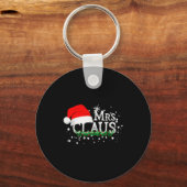Mrs Claus Christmas Couples Matching Her Xmas Paja Sleutelhanger (Voorkant)