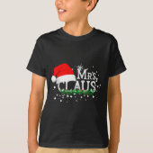 Mrs Claus Christmas Couples Matching Her Xmas Paja T-shirt (Voorkant)