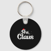 Mrs Claus Christmas Family Matching Pajama  Sleutelhanger (Voorkant)
