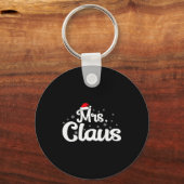 Mrs Claus Christmas Family Matching Pajama  Sleutelhanger (Voorkant)