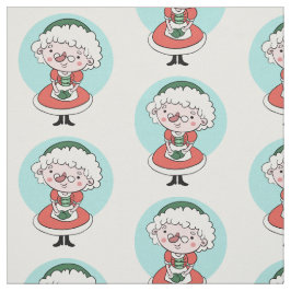 Mrs Claus custom stof