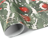 Mrs Claus Holiday Baking Delight Cadeaupapier (Rol Hoek)