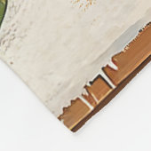 Mrs Claus Holiday Baking Delight Fleece Deken (Hoek)