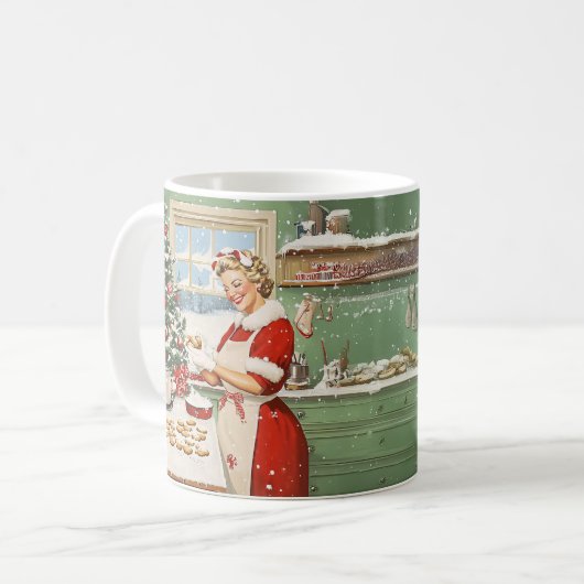 Mrs Claus Holiday Baking Delight Koffiemok (Voorkant links)