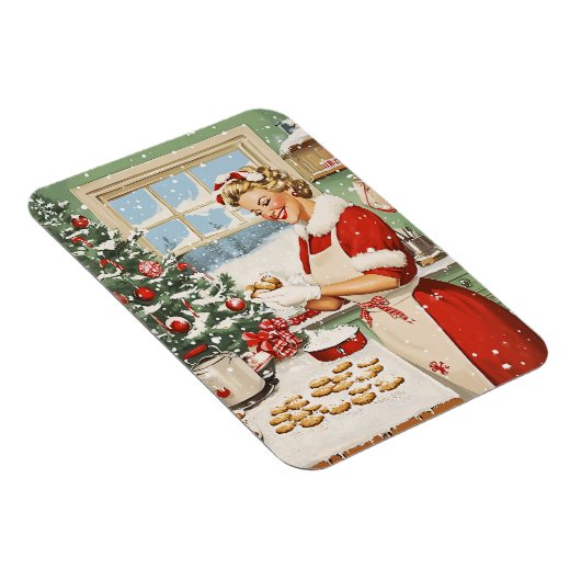 Mrs Claus Holiday Baking Delight Magneet (Rechterzijde)