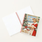 Mrs Claus Holiday Baking Delight Notitieboek (Binnen)