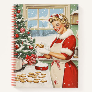 Mrs Claus Holiday Baking Delight Notitieboek