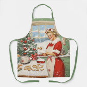 Mrs Claus Holiday Baking Delight Schort (Voorkant)