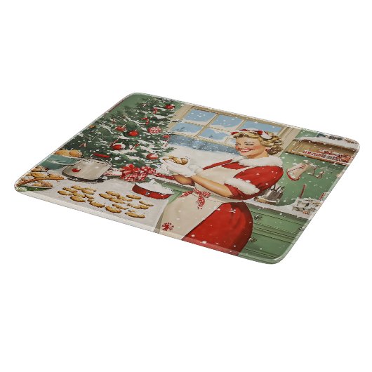Mrs Claus Holiday Baking Delight Snijplank (Hoek)
