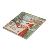 Mrs Claus Holiday Baking Delight Tegeltje (Zijkant)